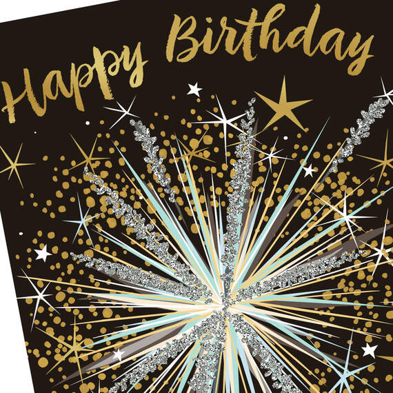 Bright and Fun Starburst Birthday Card, , large image number 4