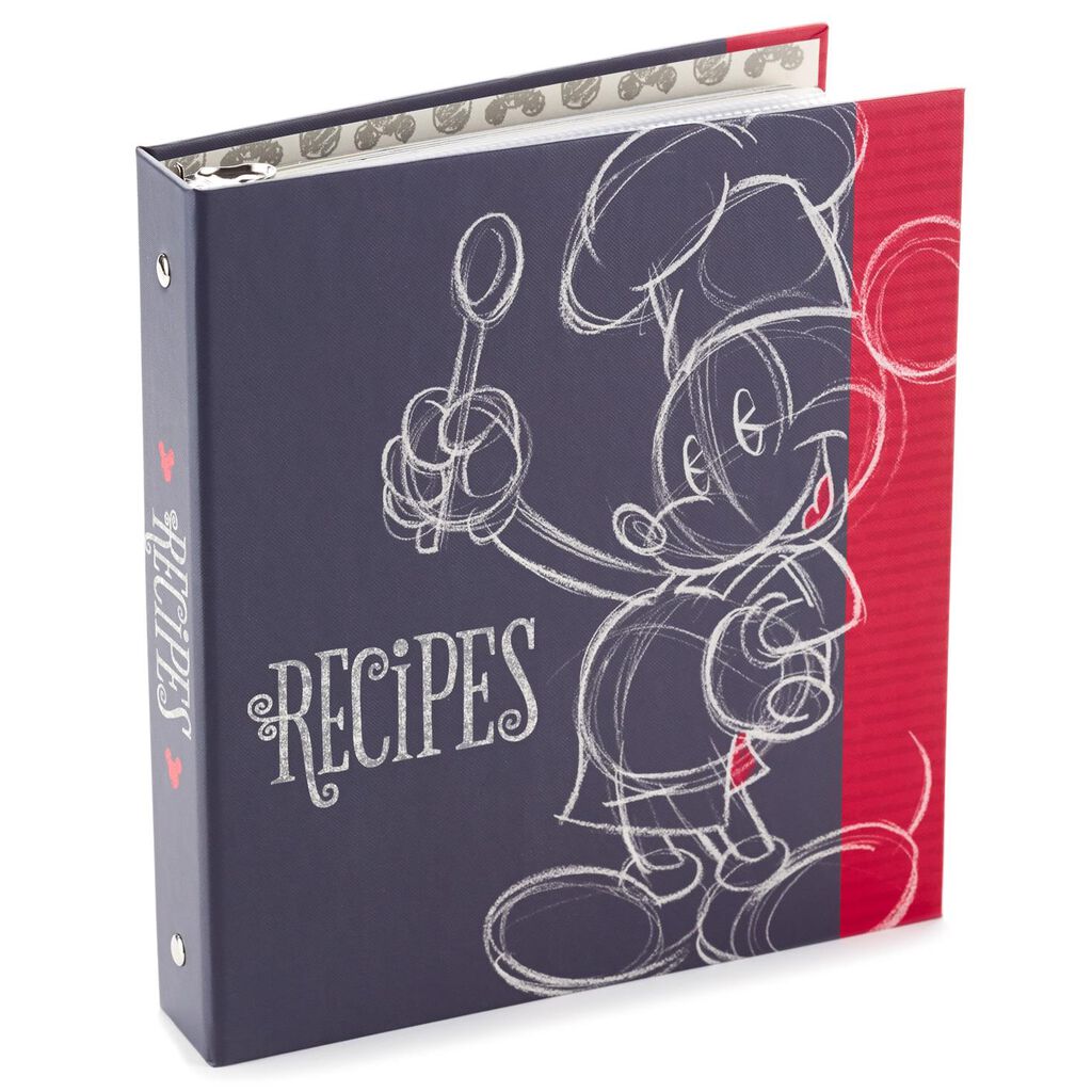 Disney Mickey Mouse Recipe Book Recipe Organizers Hallmark