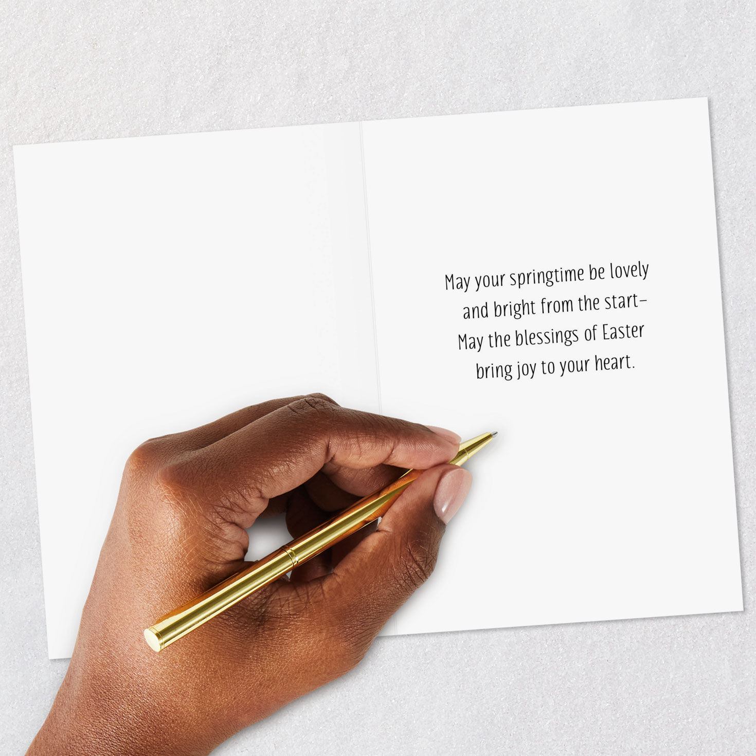 Silhouetted Flowers Easter Cards Pack Signing card image number 6