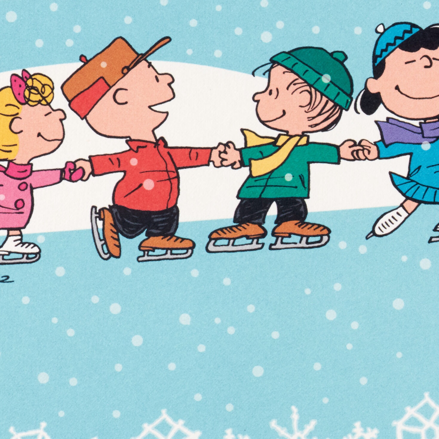 peanuts-gang-ice-skating-blank-christmas-note-cards-pack-of-10-note-cards-stationery-hallmark