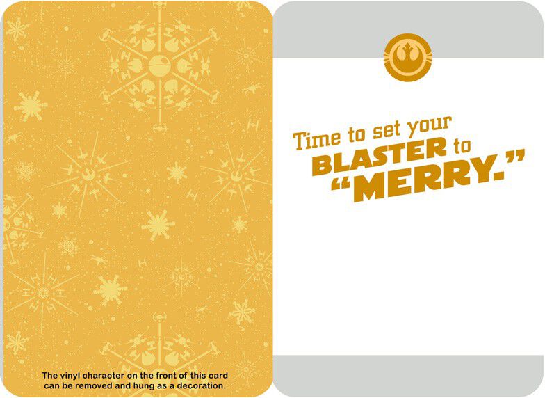 Merry Blaster Han Solo™ Christmas Card