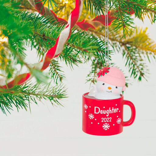 Daughter Hot Cocoa Mug 2022 Ornament, 
