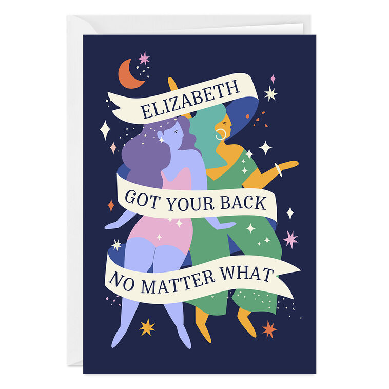I Got Your Back Custom Friendship Card