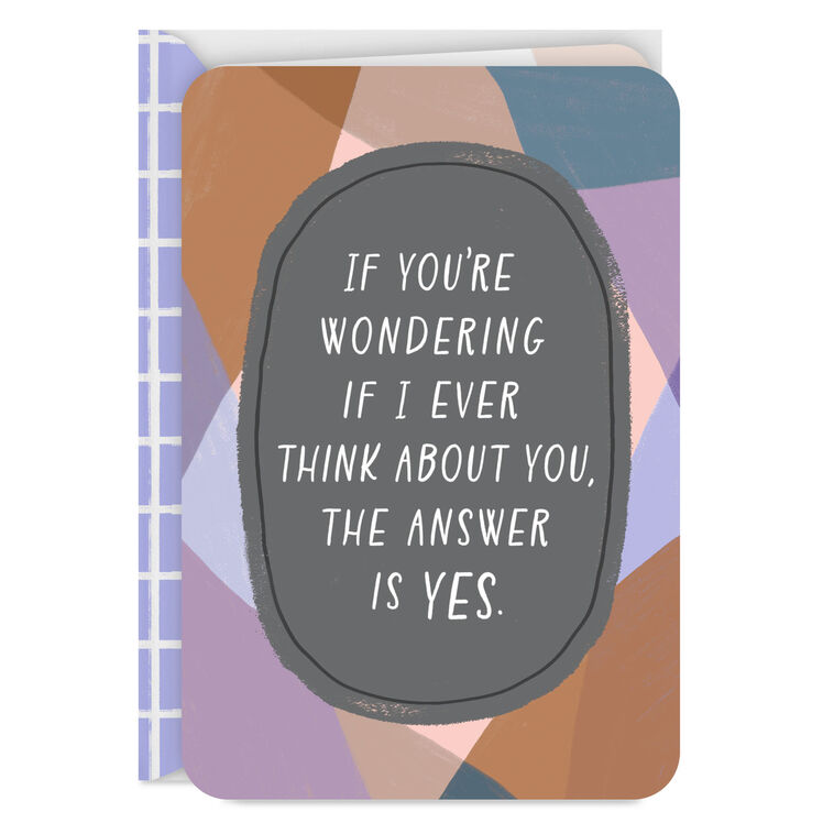 You're Always on My Mind Thinking of You Card