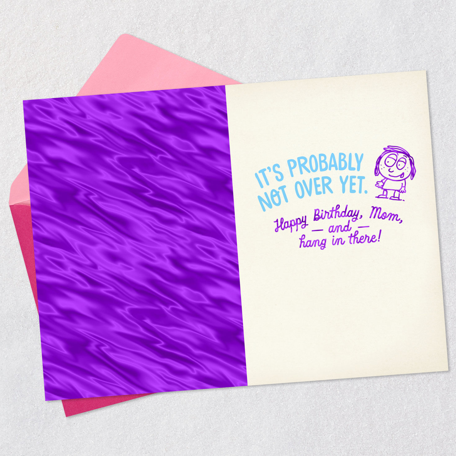 Not Over Yet Funny Birthday Card for Mom, , large image number 3