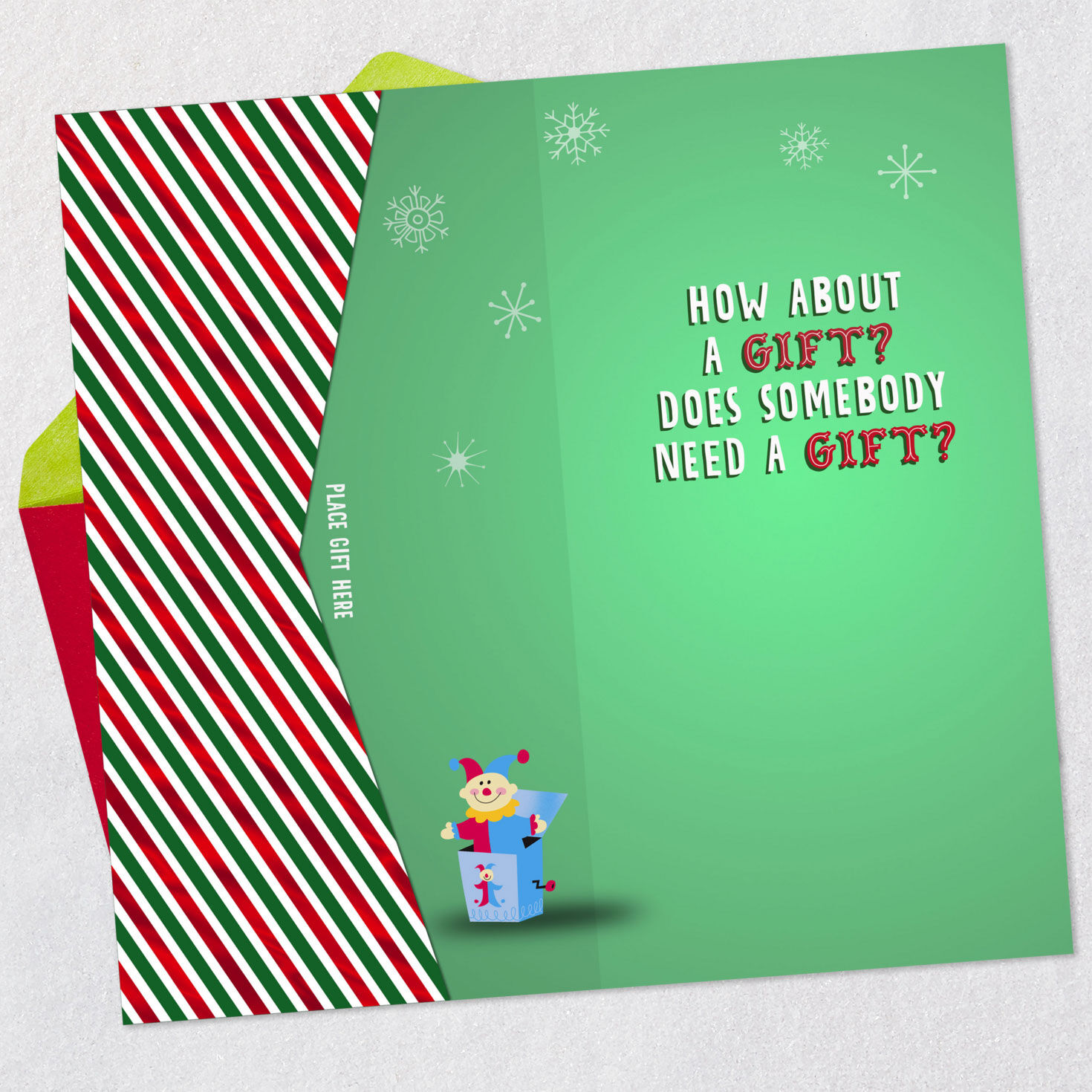 Elf Need a Gift? Funny Money Holder Christmas Card, , large image number 4
