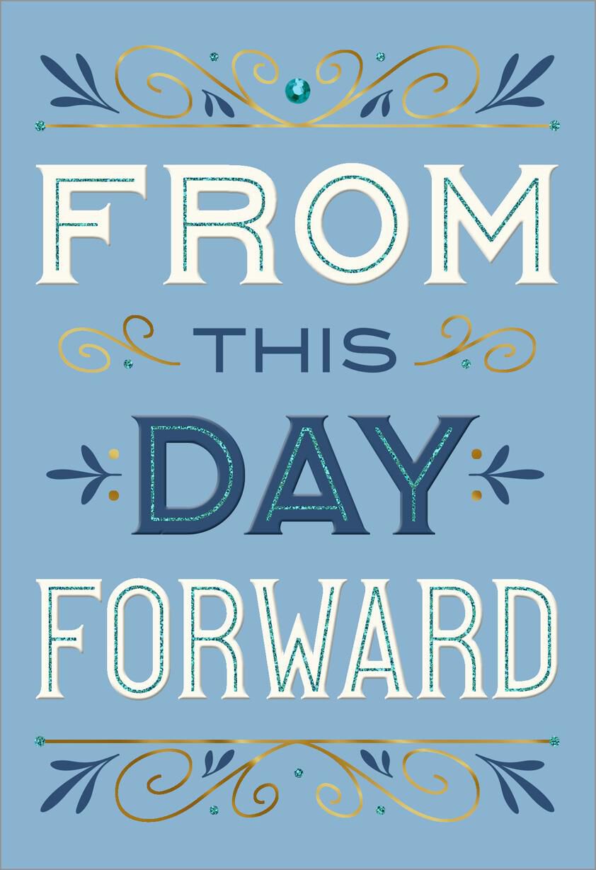 From This Day Forward Wedding Card