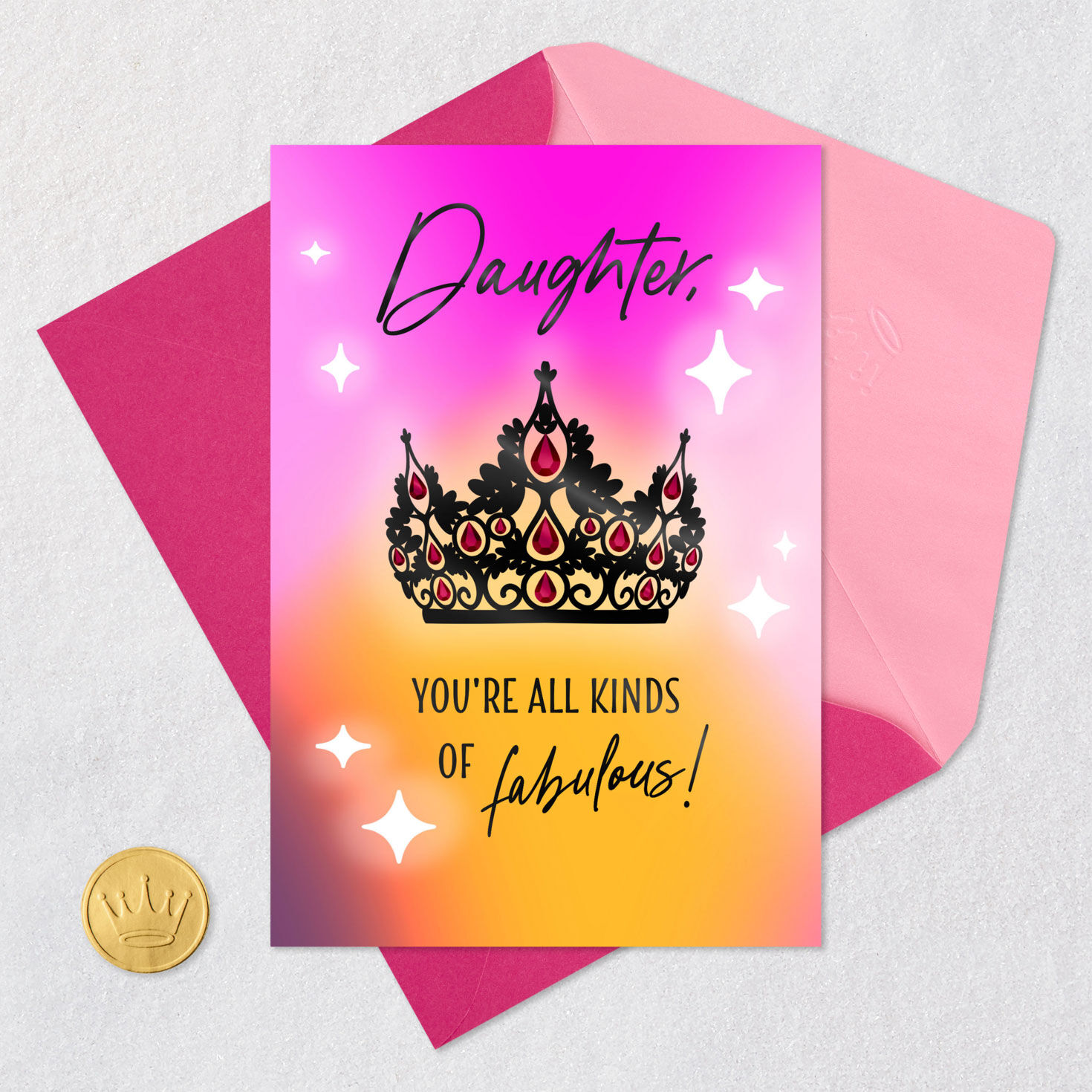 Your Black Girl Magic Shines So Bright Birthday Card for Daughter, , large image number 5