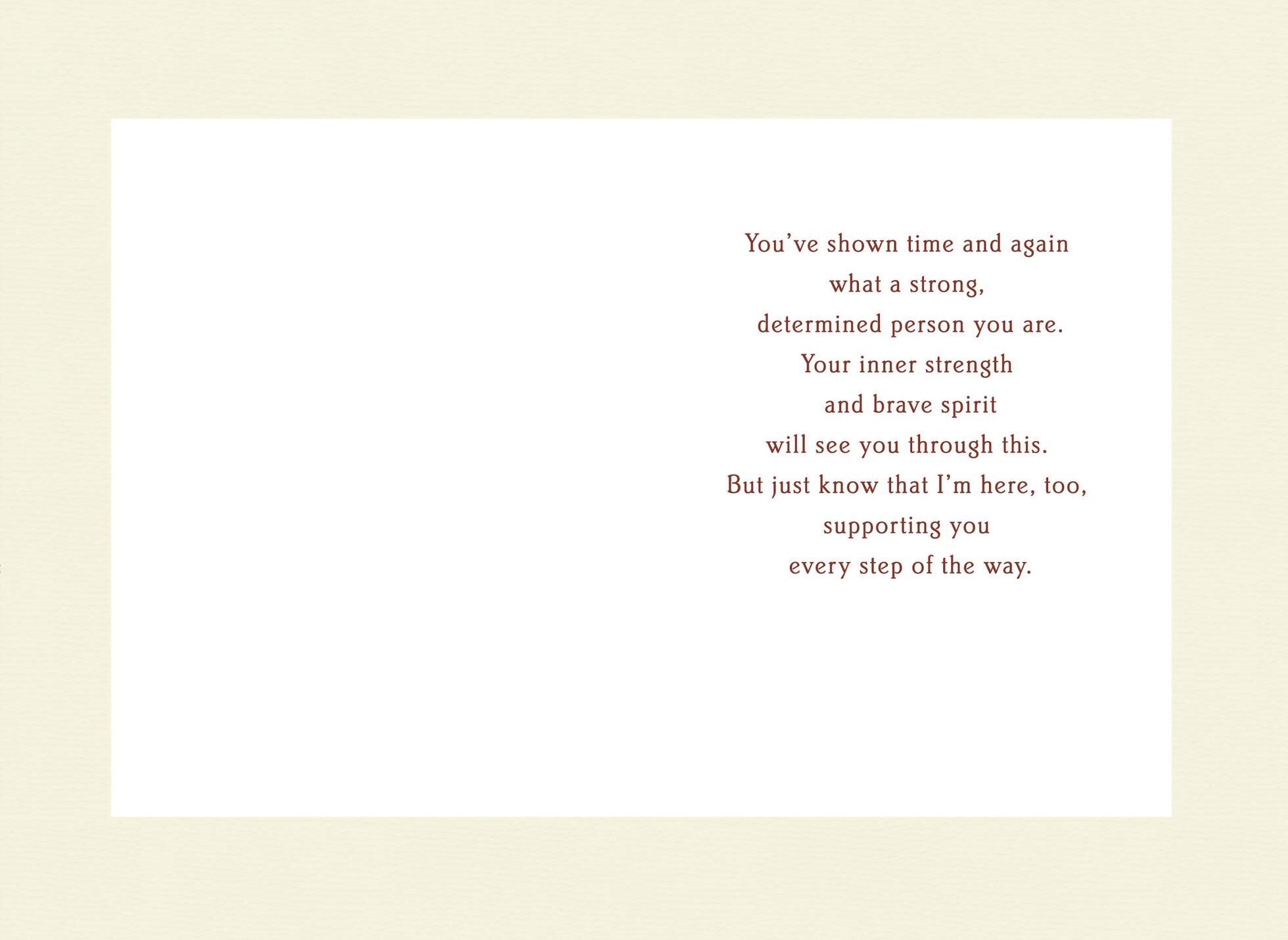 Every Step of the Way Encouragement Card