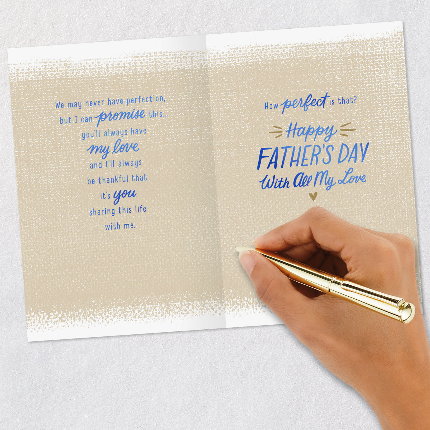 Perfectly Imperfect Life Father's Day Card for Husband, , large image number 7