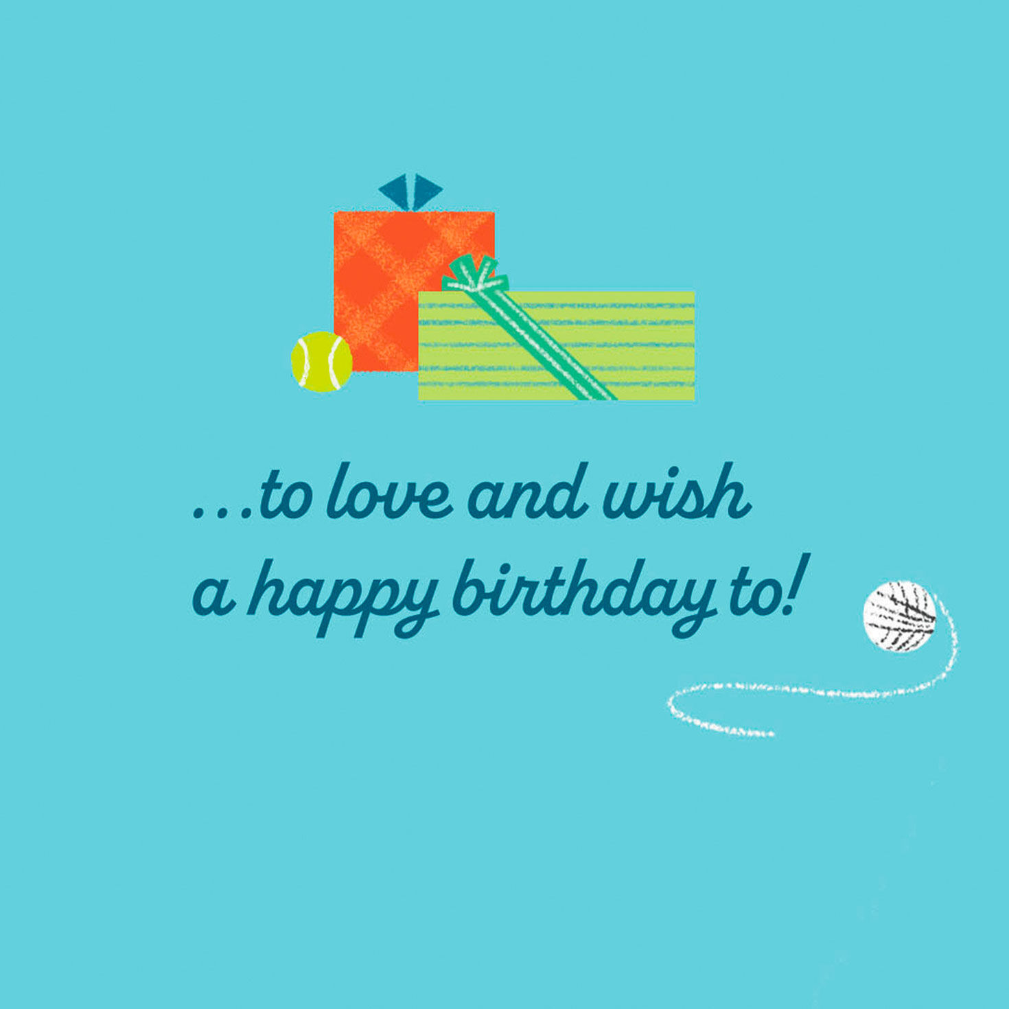 Cat and Dog Pet Lover Birthday Card Sentiment image number 2