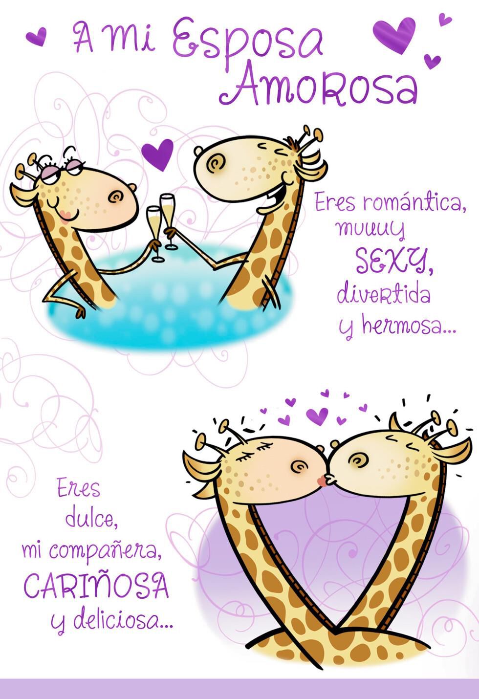 Mine and Only Mine Spanish-Language Birthday Card for Wife