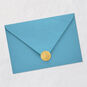 Vintage Ornaments Religious Aunt Christmas Card Envelope Back with Seal image number 8