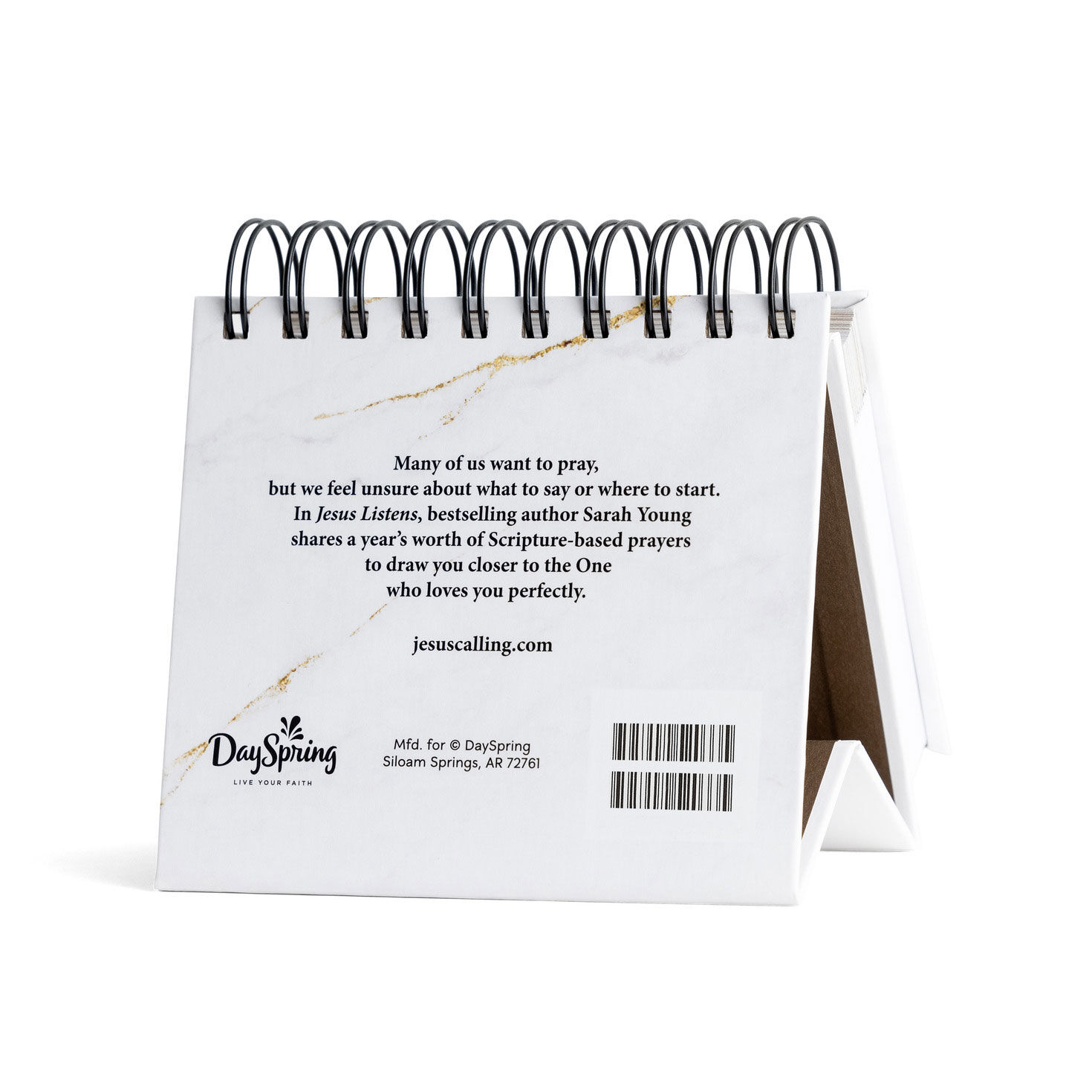 Jesus Listens Sarah Young Perpetual Calendar back image number 2