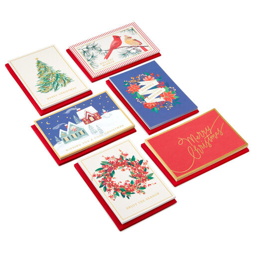 Cozy Winter Boxed Christmas Cards Assortment, Pack of 36, 