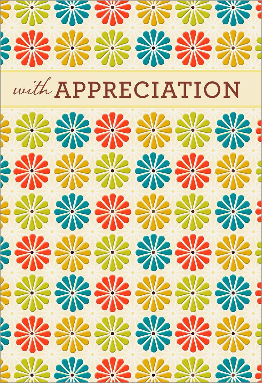 Gracious Blessings Religious Thank You Card