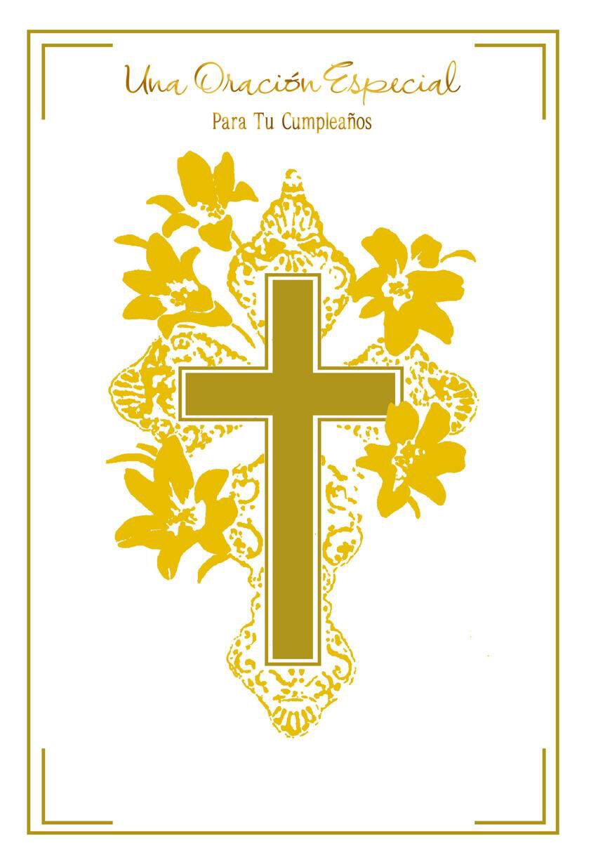 Cross Special Prayer Spanish-Language Birthday Card