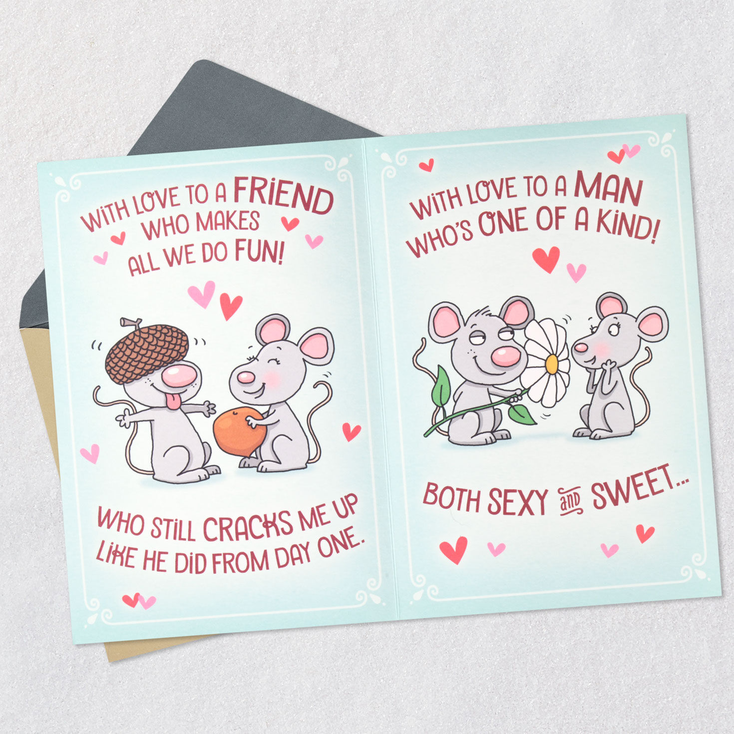 Love That You're Mine Funny Pop-Up Anniversary Card for Husband, , large image number 6