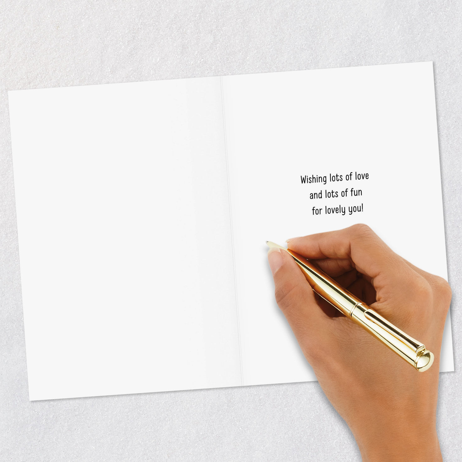 Unicorn and Ice Cream Girl Birthday Cards Pack Signing card image number 5