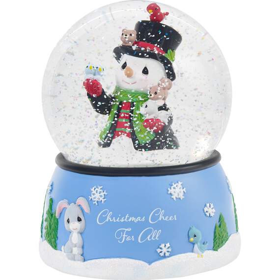 Precious Moments Christmas Cheer Snowman Musical Snow Globe, , large image number 1