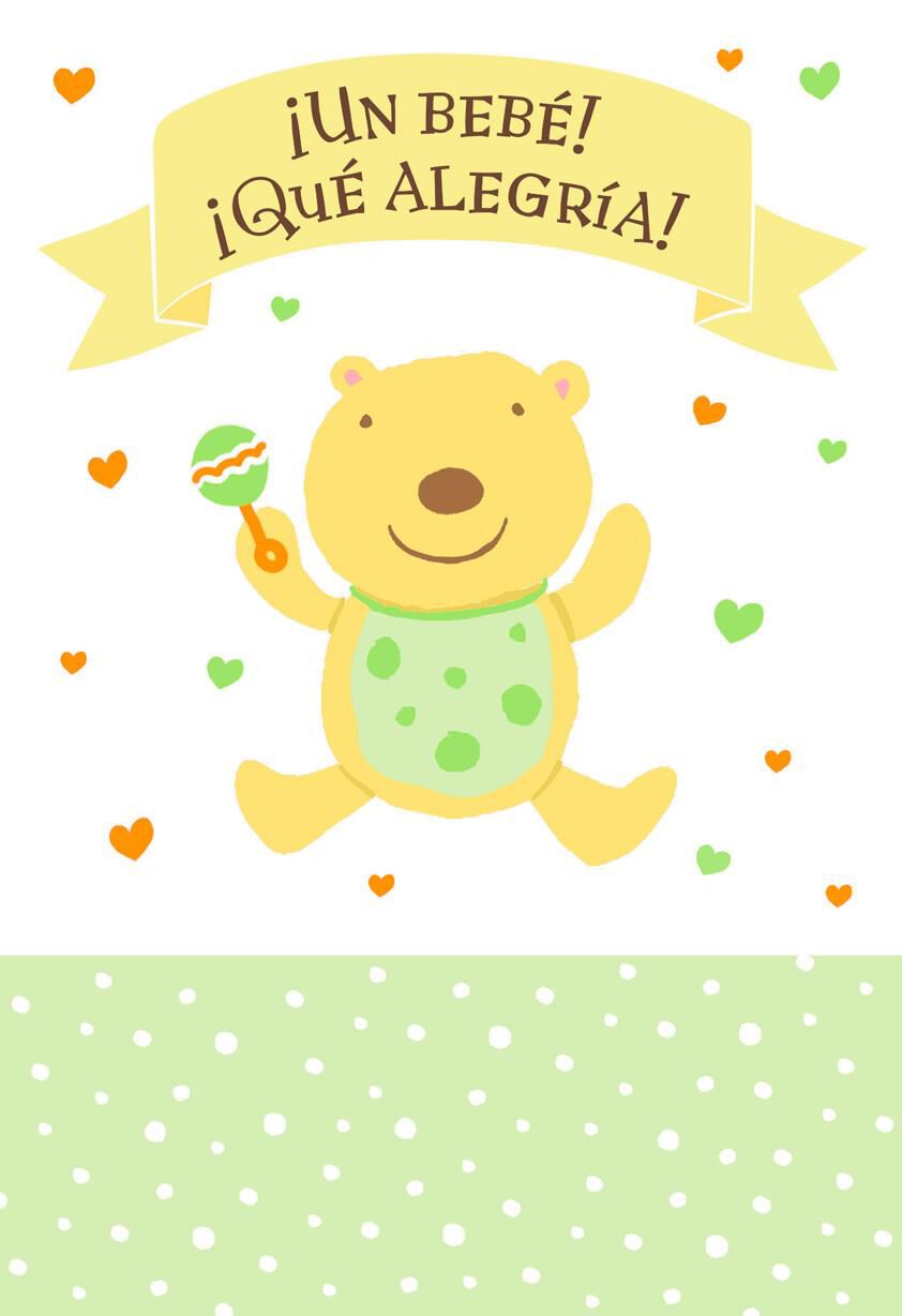 Joy in Your Heart Spanish-Language New Baby Card