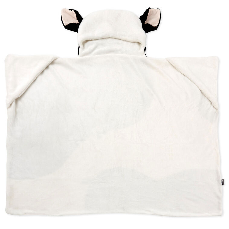 Baby Cow Hooded Blanket With Pockets  image number 2