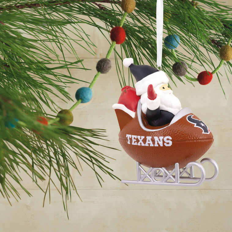 NFL Houston Texans Santa Football Sled Hallmark Ornament - Hallmark Ornaments | Hallmark nfl-houston-texans-santa-football-sled-hallmark-ornament-hallmark-ornaments-hallmark
