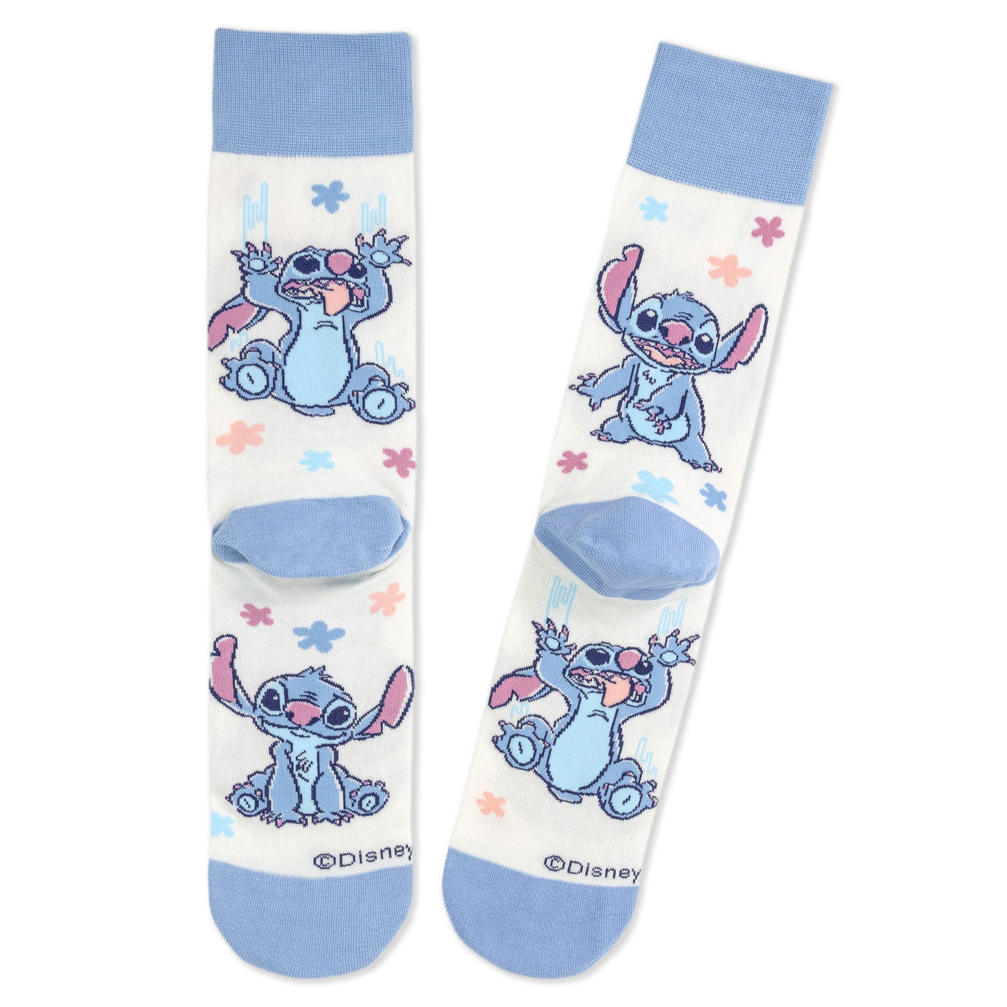 Disney Stitch Novelty Crew Socks back image number 2
