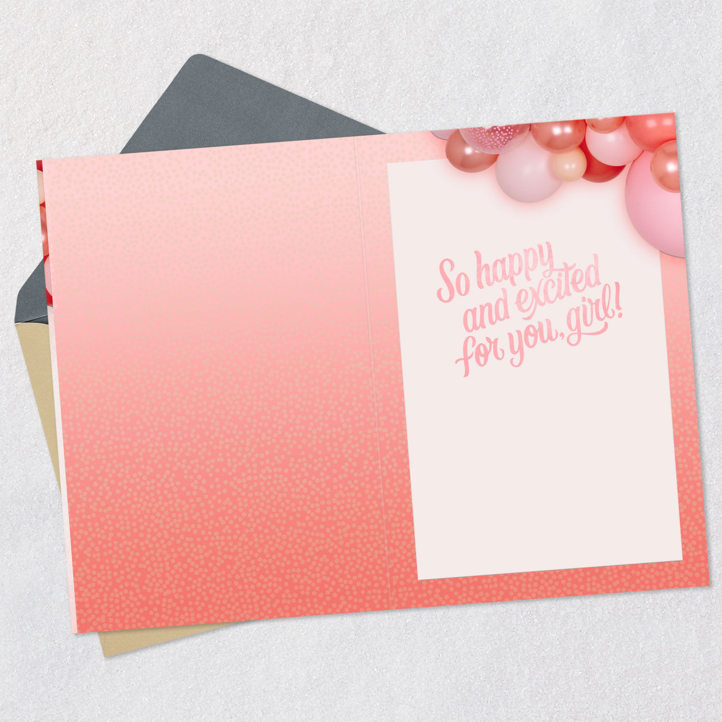 Pink Balloons Bachelorette Party Card for the Bride  image number 3