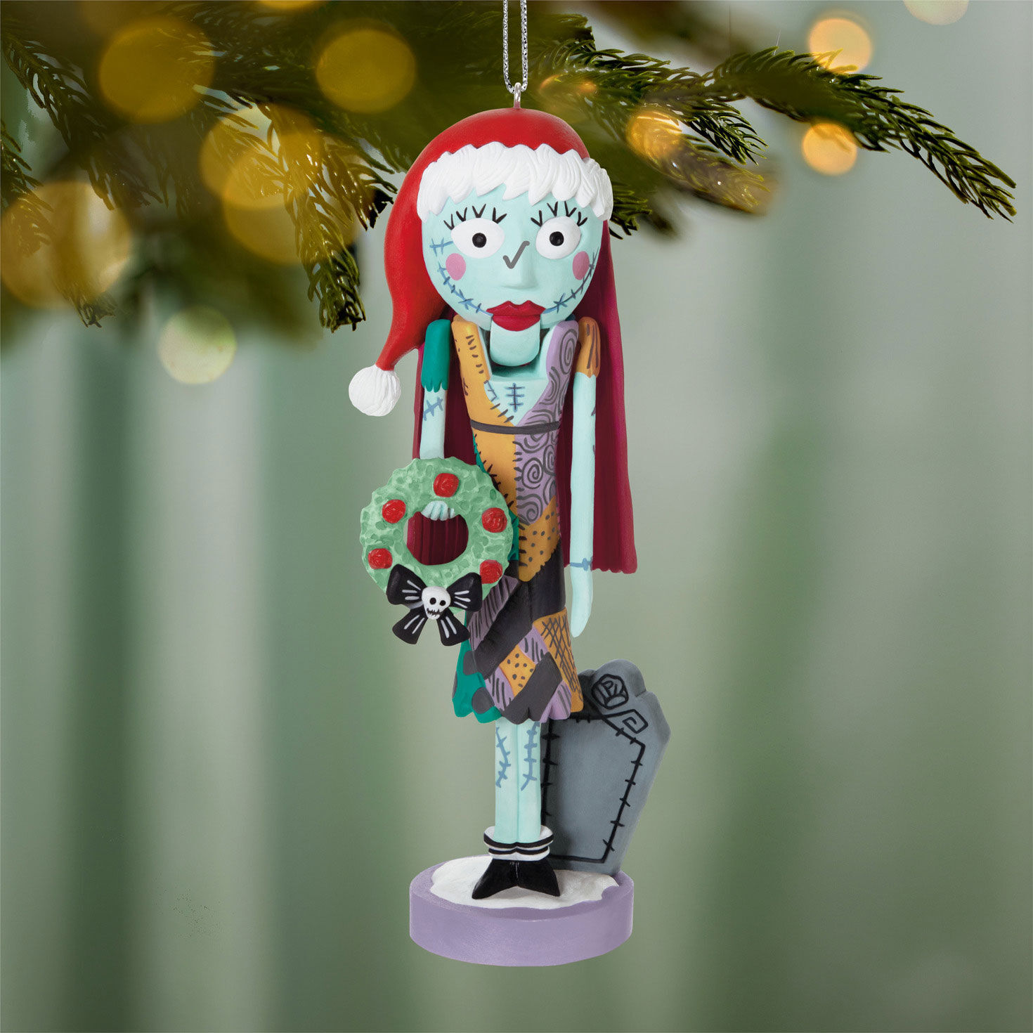 Sally Nutcracker Keepsake Ornament hanging on tree image number 2