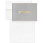 Gray With Gold Border Boxed Blank Thank-You Notes, Pack of 10, , large image number 3
