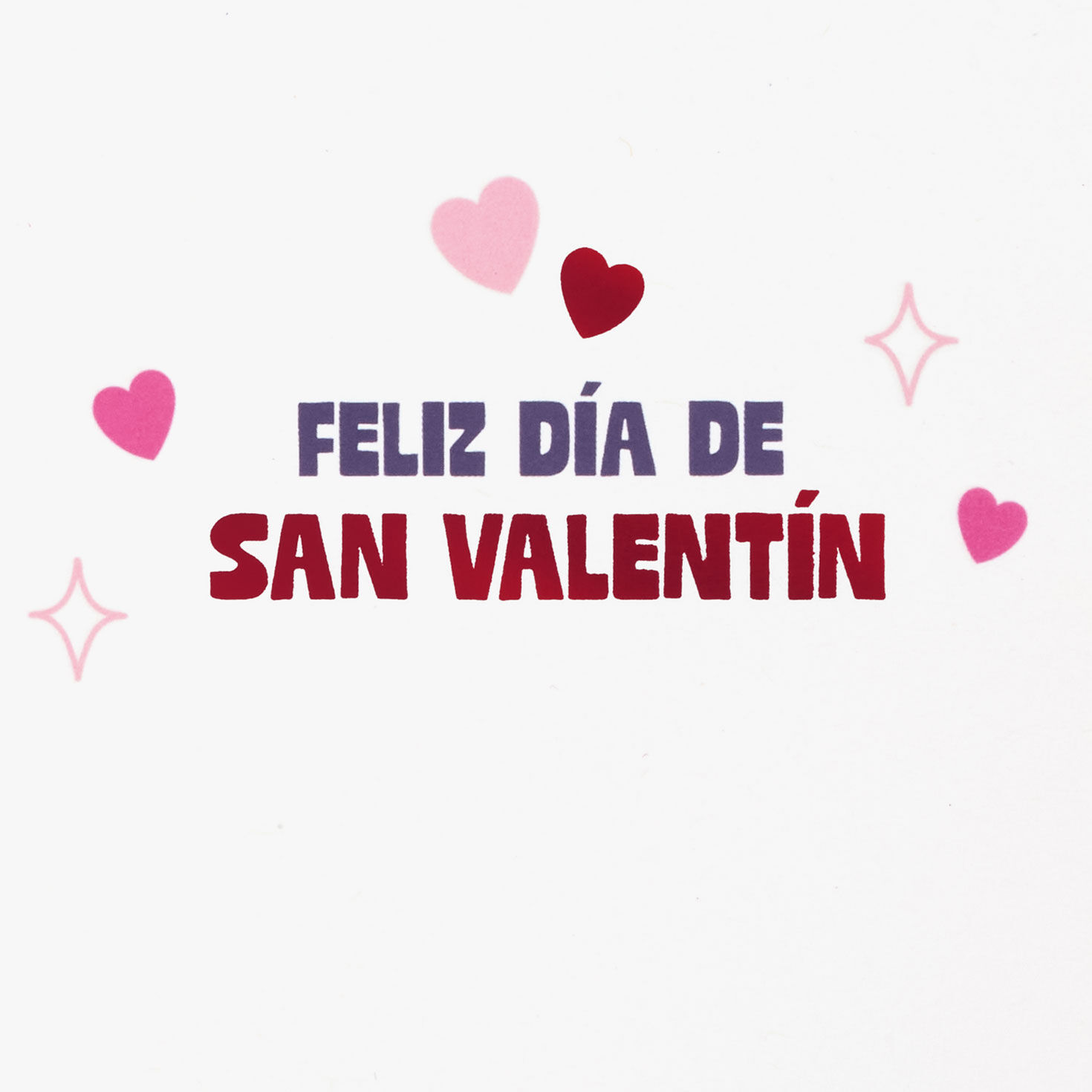 Happy Heart Kids Valentine's Day Card in Spanish Sentiment image number 2