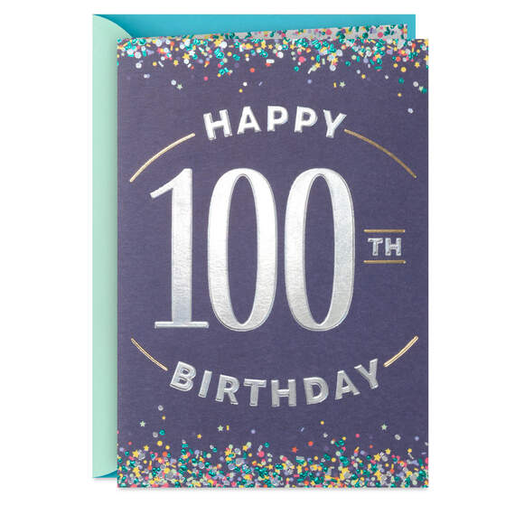 100 Years Amazing 100th Birthday Card, , large image number 1