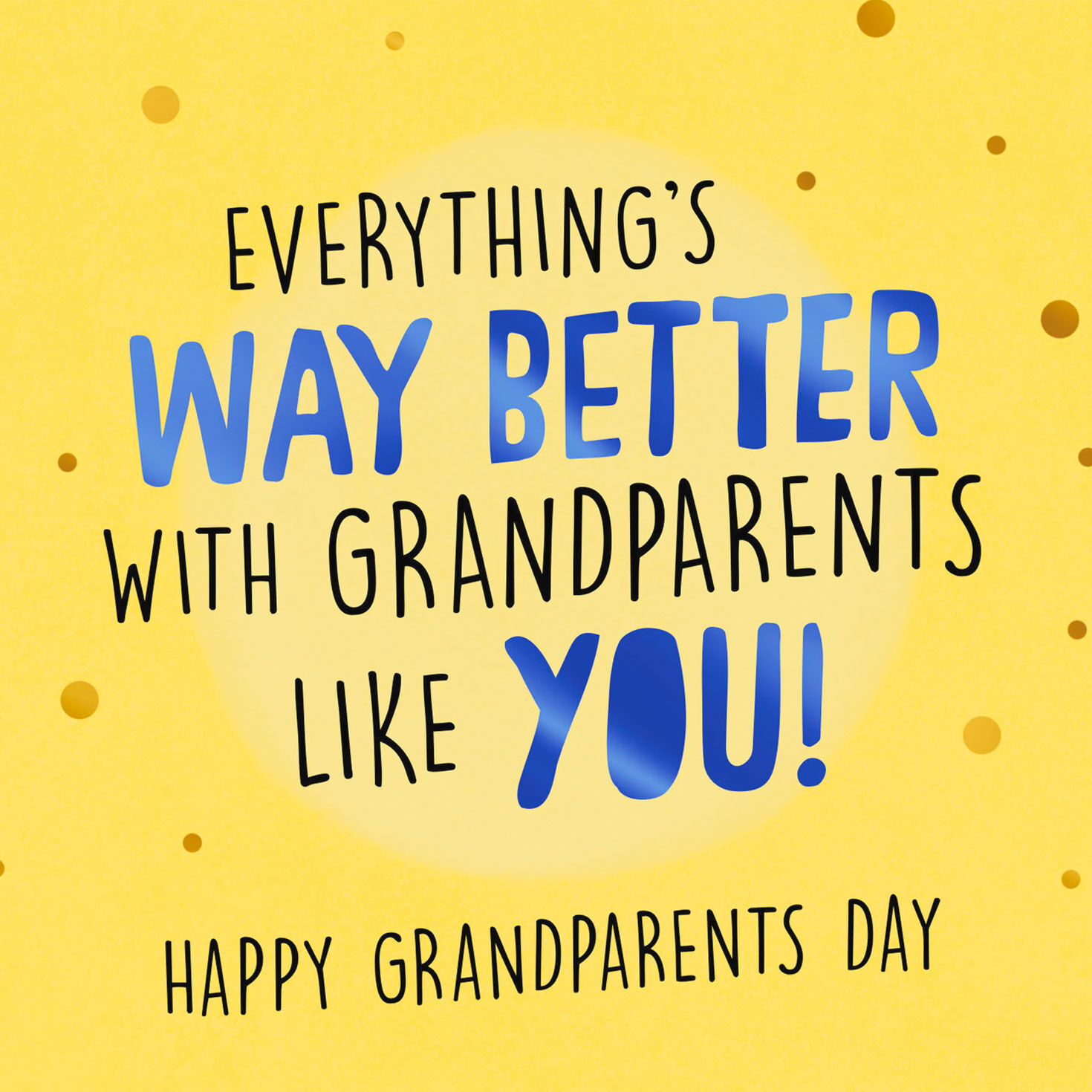 Sun and Silly Faces Grandparents Day Card From Kids Sentiment image number 2