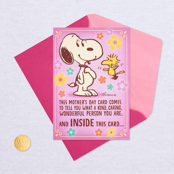 Peanuts® Snoopy Heartfelt Hug Pop-Up Mother's Day Card With Mini Cards, , large image number 8