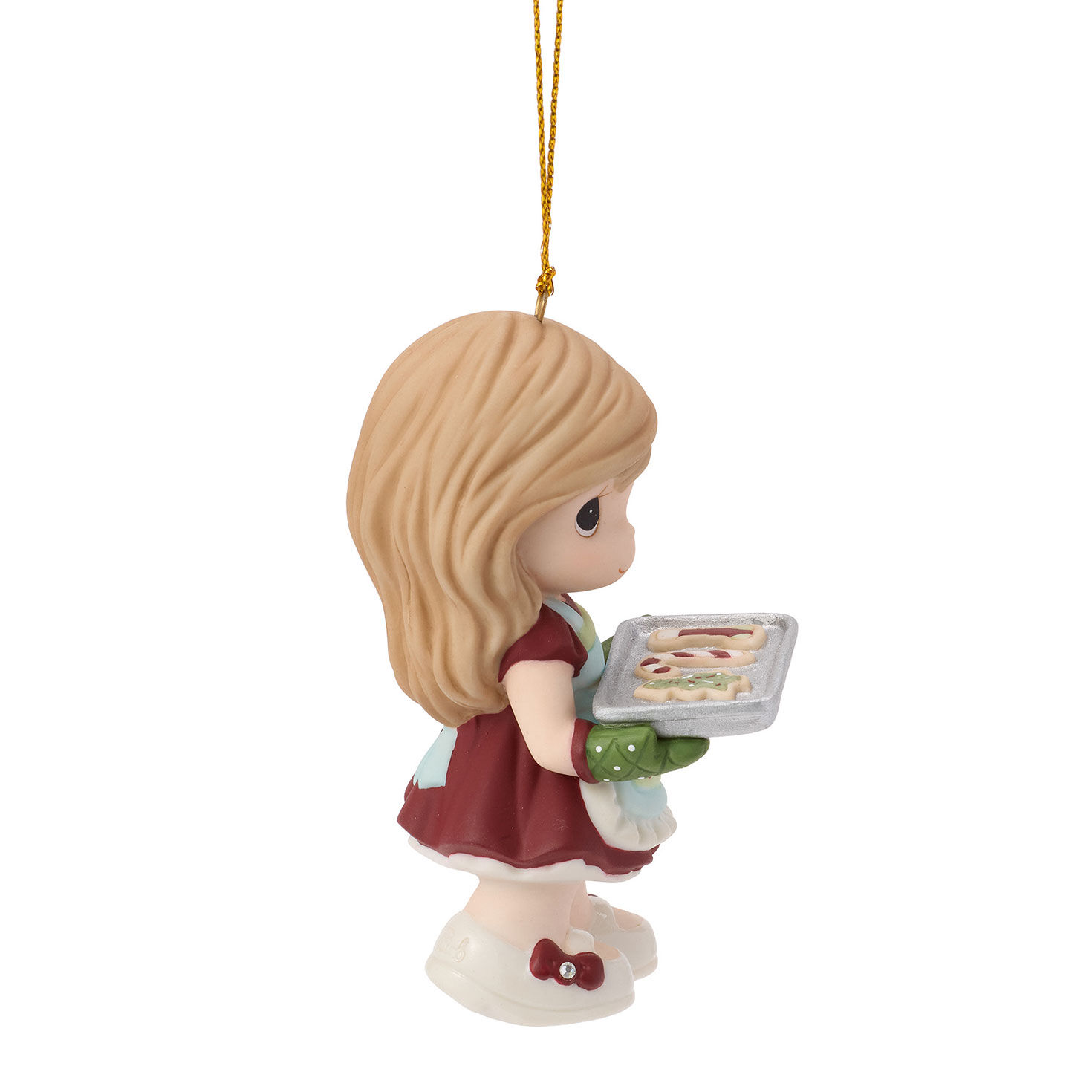 Girl Baking Cookies Precious Moments Ornament Side image number 3