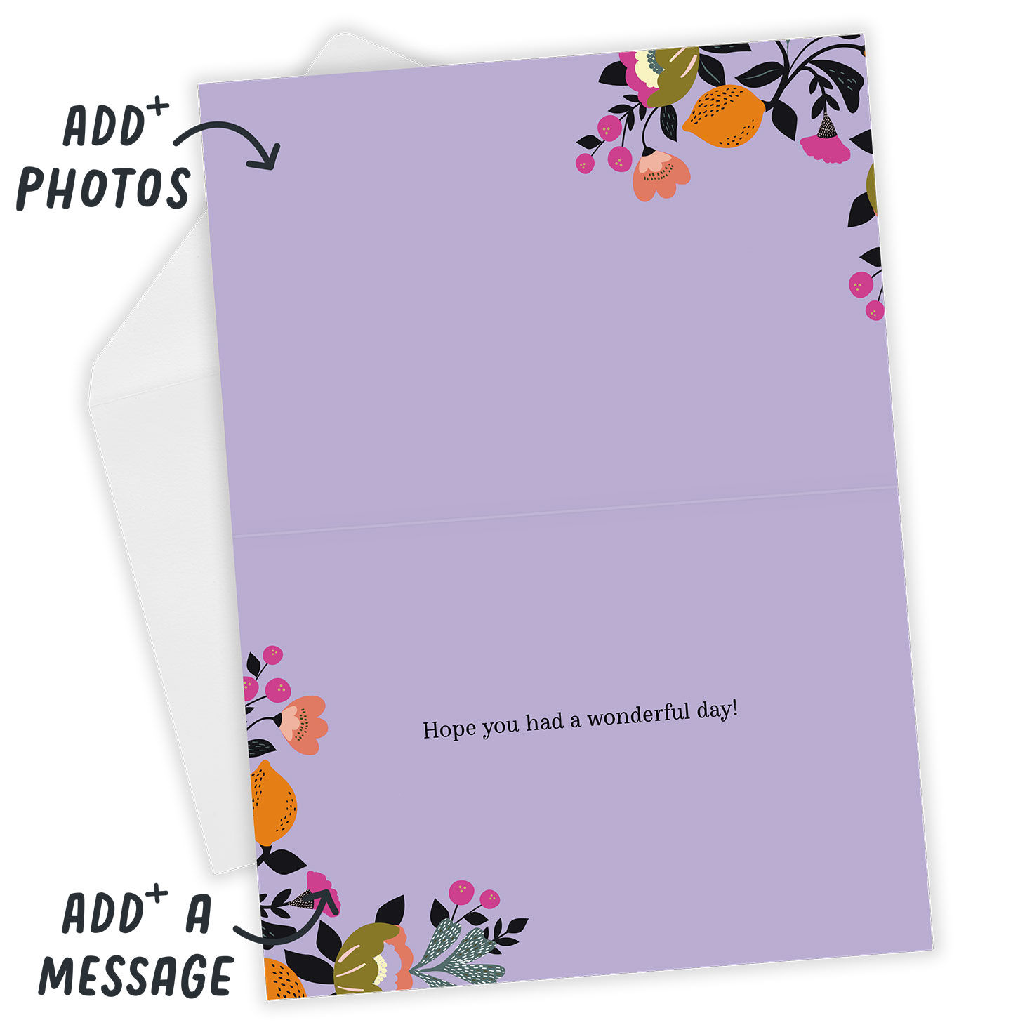 Florals on Pink Custom Card - Greeting Cards | Hallmark