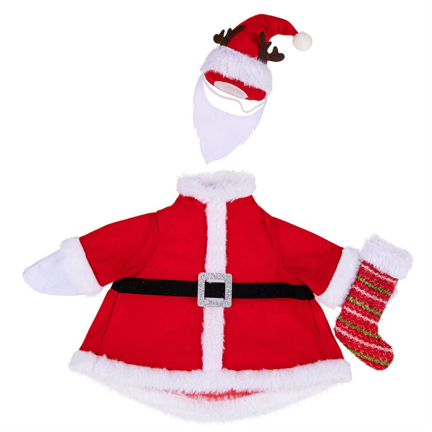 Evergreen Giddy the Porch Goose Santa Claus Christmas Outfit