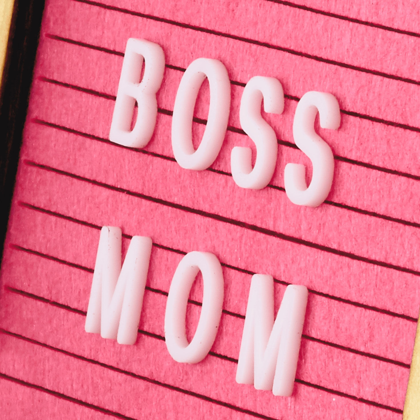 Boss Mom Letter Board Mother's Day Card Card Front Detail image number 4