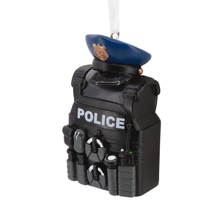 Police Vest and Hat Hallmark Ornament