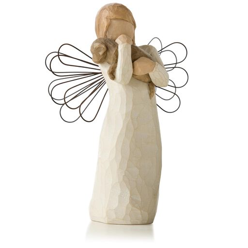 Willow Tree® Angel of Friendship Animal Lover Figurine, 