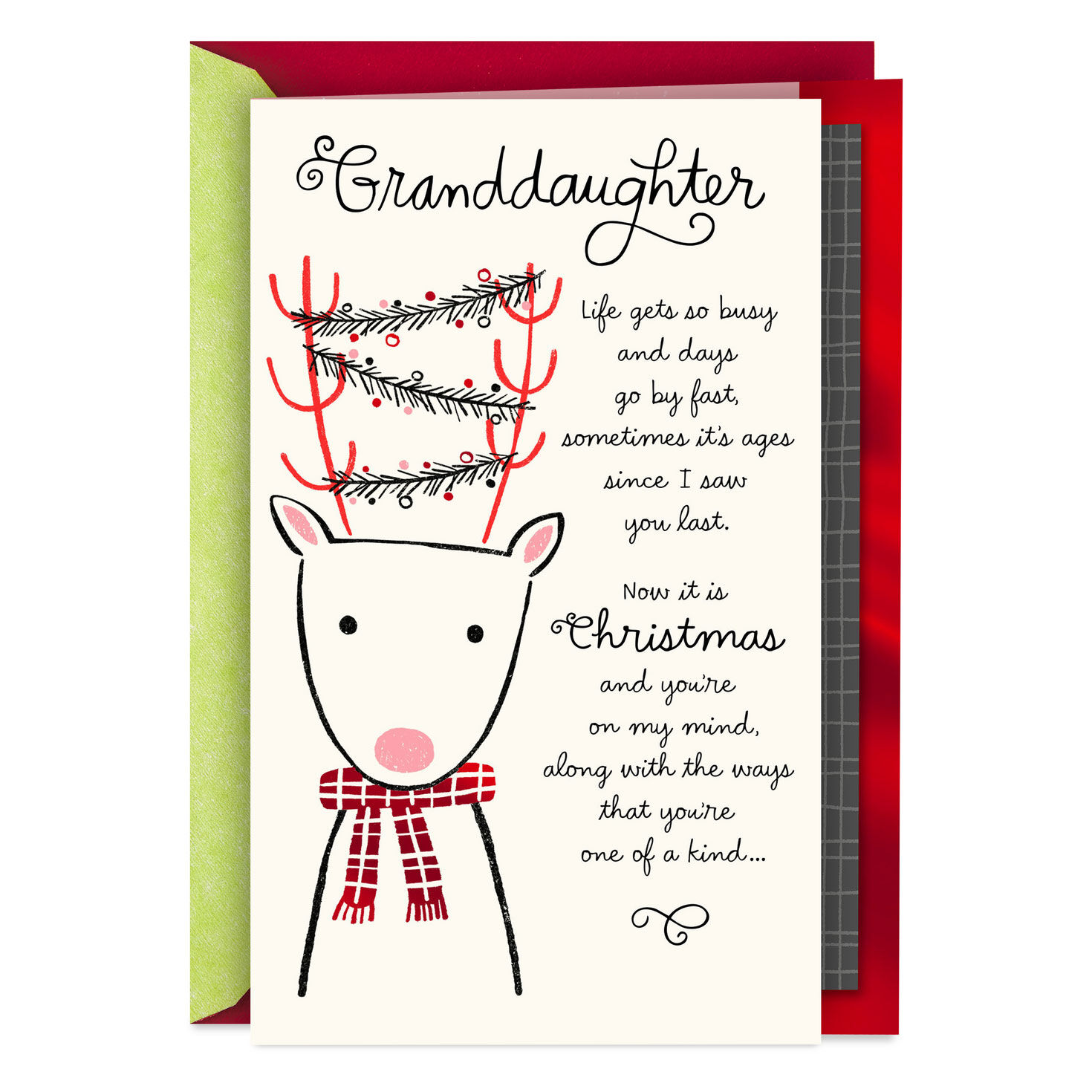 You Make Me So Proud Christmas Card for Granddaughter