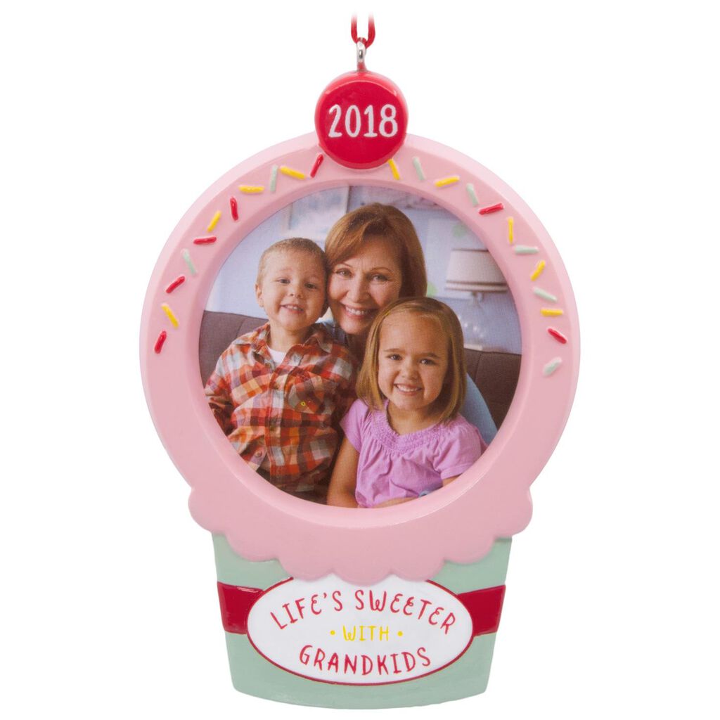 life s sweeter with grandkids 2018 picture frame hallmark ornament