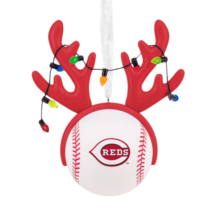 MLB Cincinnati Reds™ Reindeer Baseball Hallmark Ornament
