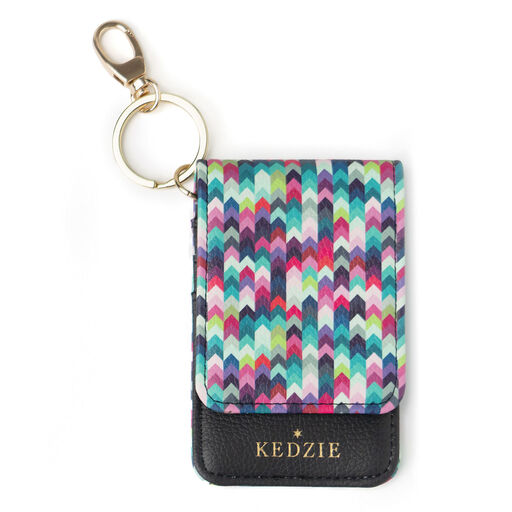 Kedzie Essentials Only Key Ring ID Case in Friends Forever, 