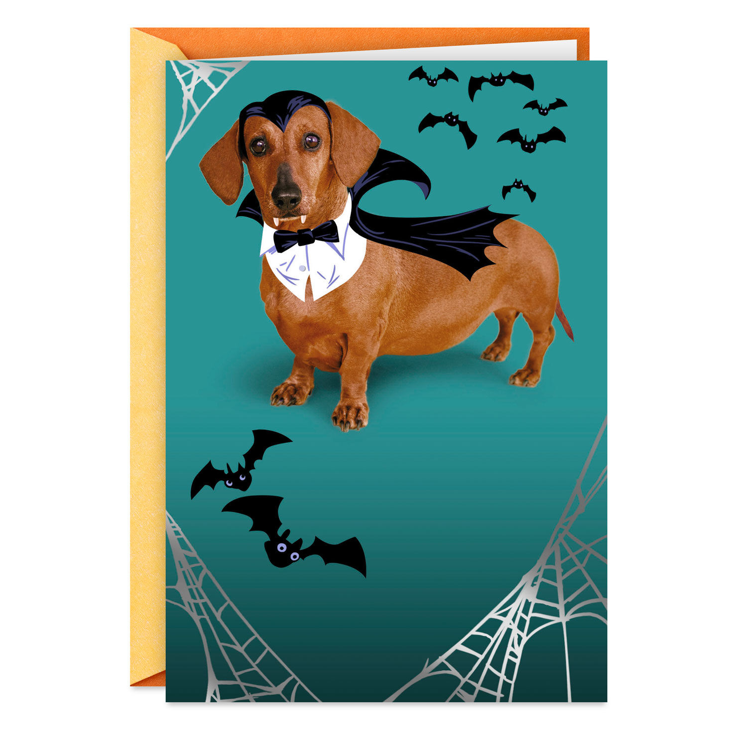 Happy Hallowiener Vampire Dog Funny Halloween Card for only USD 2.99 | Hallmark
