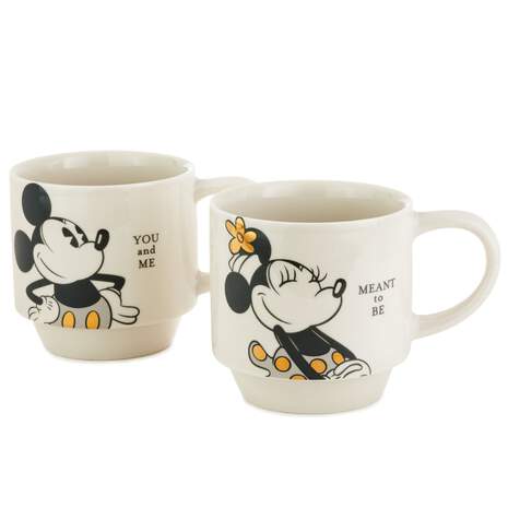 Disney Mickey and Minnie You and Me Stacking Mugs, Set of 2, , large