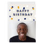 Personalized Confetti Birthday Photo Card  image number 1