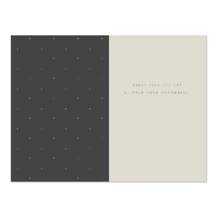 You Get More Wonderful Every Year Birthday Card for Her, , large image number 2