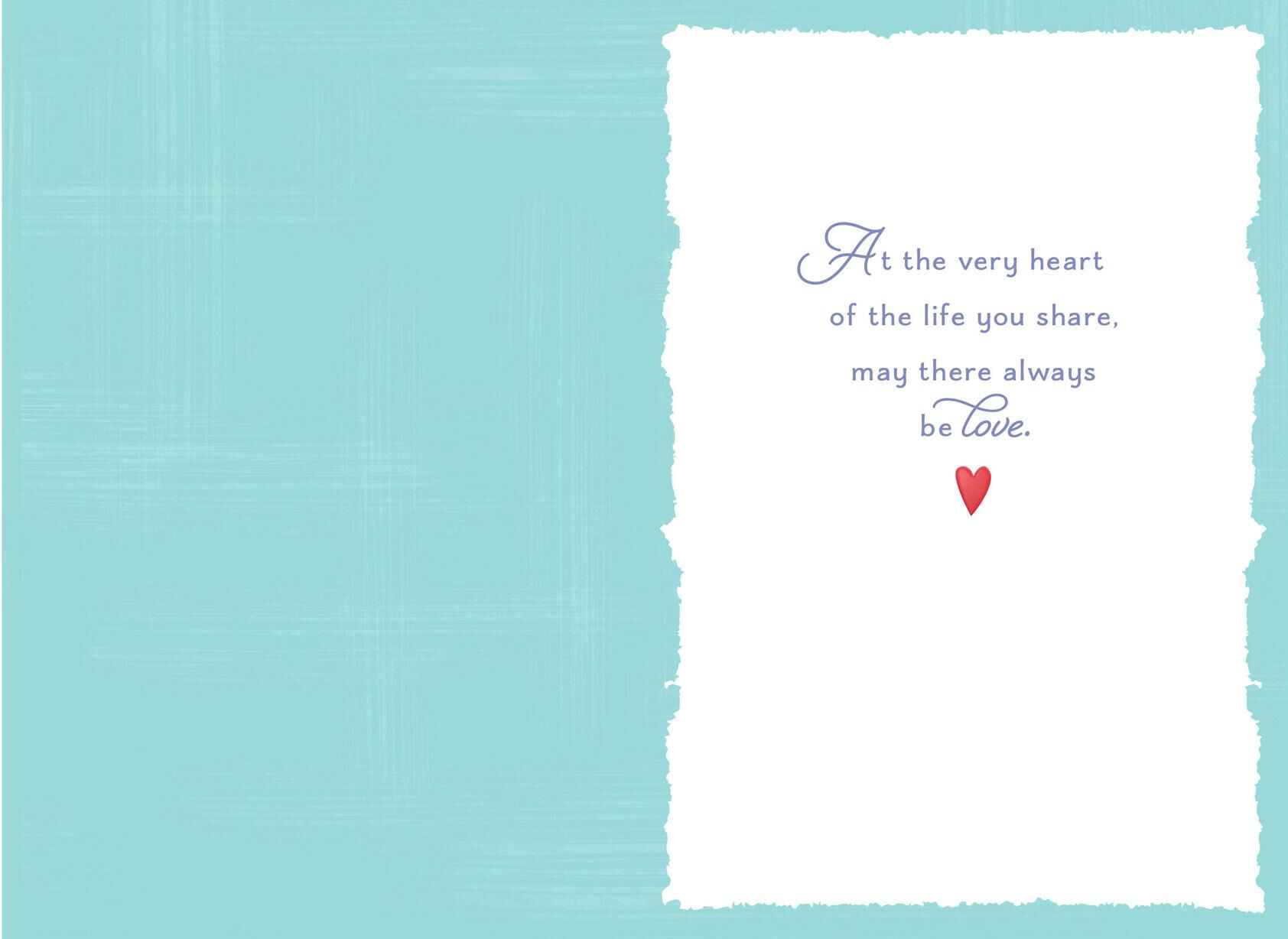 Bouquet of Hearts Anniversary Card